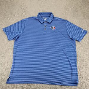 Columbia Blue Striped Polo Shirt